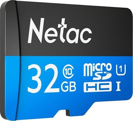 Карта памяти MicroSD card P500 Standard 32GB retail version only Netac NT02P500STN-032G-S