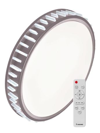 Светильник светодиодный PREMIUM ASTERA 75Вт 230В 3000-6500К 6000лм IP40 490х90мм настенно-потолочный управляемый с пультом ДУ КОСМОС KSAste75W