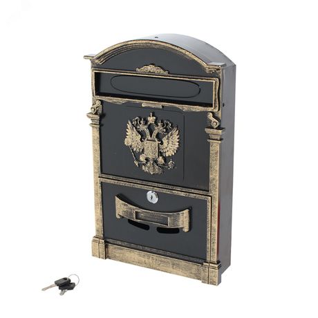 Ящик почтовый АЛЛЮР №4011В Герб старая бронза - 15690 ПТК
