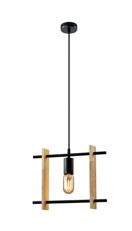 Светильник подвесной (подвес) Elizabeth 5107-201 1 * Е27 40 Вт лофт - кантри потолочный квадратный | Б0057934 Rivoli ЭРА