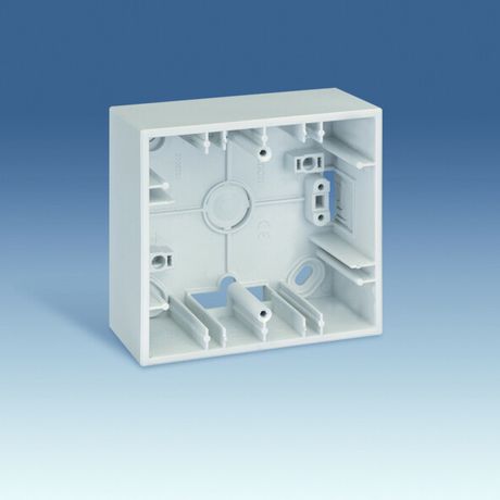 Коробка на 3 поста для открытой проводки, 86х93х37мм, S27Pl, сл.кость - 2700753-031 Simon