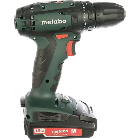 Дрель-шуруповерт аккумуляторная BS 18 L BL 2х1.5 LiIon кейс Metabo 602207950