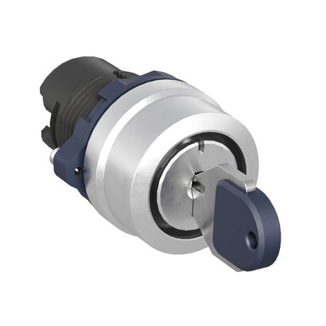 Головка переключателя с ключом на 3 положения фиксацией стандартная ручка, черный, алюминий | M22S-KL3A DKC ДКС