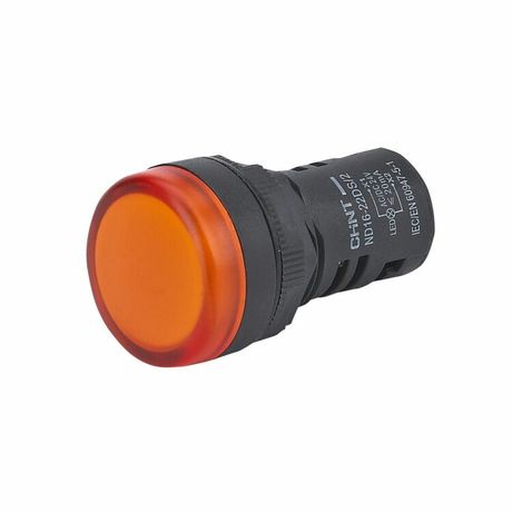 Индикатор ND16-22DS/2C оранжевый, компактный, встр. резистор, IP65 АС/DC24В (R) | 828117 CHINT
