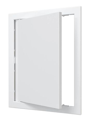 Люк-дверца ревизионная с ручкой 268х318 АБС фланец 246х296 бел. ERA Л2530 ЭРА