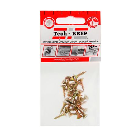Саморез ШУж 4,0х12 пот. гол. (26 шт) - пакет ( 0,029 кг) | 102487 Tech-KREP