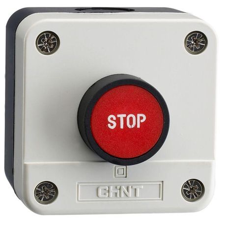 Кнопочный пост NP2-B114, 1НЗ (R) | 573933 CHINT