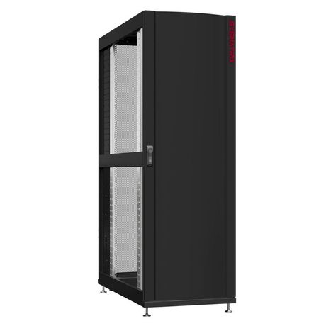 Шкаф серверный 42U 600х1070 передняя дверь: одностворчатая глухой металл IP51. задняя перфорированная IP20. боковые панели: без. цвет: черный RAL9005 - NS 6142.9230 SYSMATRIX