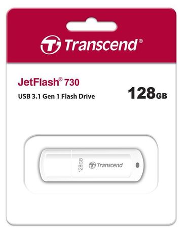 Флеш-накопитель TS128GJF730 128GB JetFlash 730 (white) USB 3.0 Transcend 1000501861