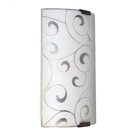 Светильник НББ-21-60 М21 Морокко 150х220 матовый белый/клипсы штамп металлик индивидуальная упаковка - 1005205668 Элетех