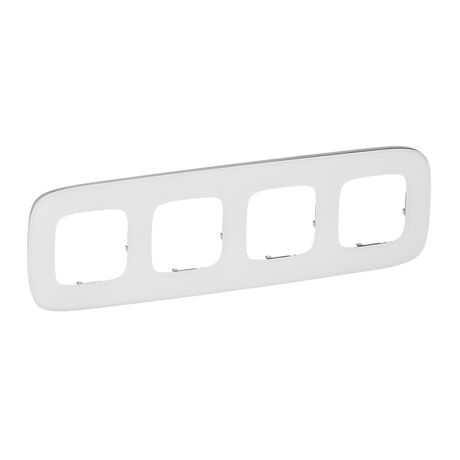 Рамка 4-м Valena Allure универсальная бел. стекло Leg 755544 Legrand