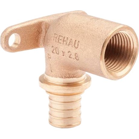 Угольник настенный с длинным патрубком внутренняя резьба 20-Rp 1/2 (RX+) бронза - 14563631001 Rehau