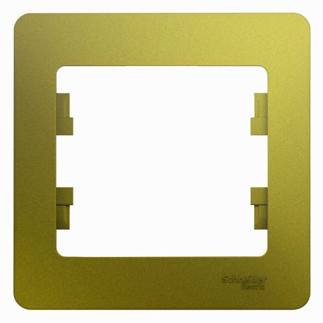 Рамка 1-м Glossa фисташк. SE GSL001001 APC