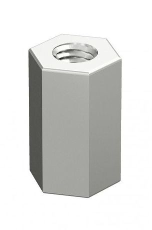 Гайка соединительная M10 для резьбовых шпилек оцинкованная - 724806 Schneider Electric