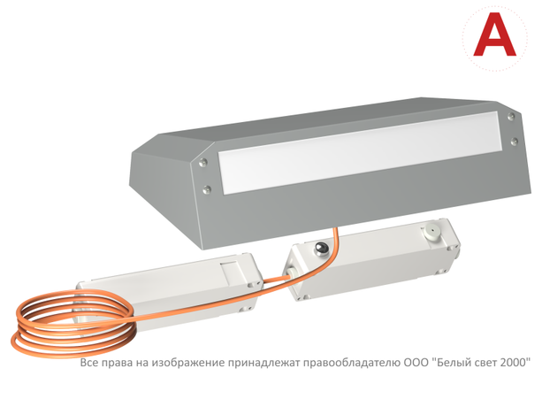 Светильник аварийный BS-CUSTOS-53-L1-INEXI 4000K Gray (-60) - a32342