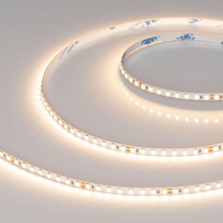 Светодиодная лента RT-A160-5mm 24V Warm2700 (9.6 W/m, IP20, 2835, 5m) (Arlight, Открытый) | 037803 Arlight