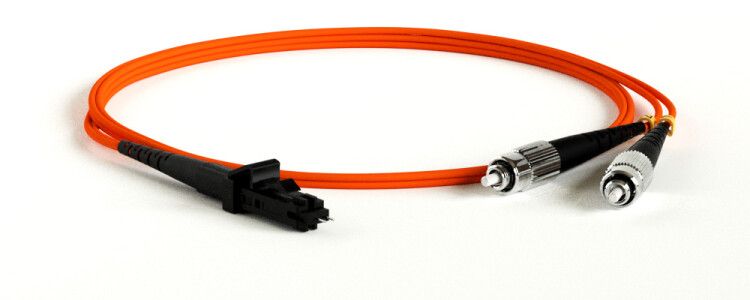 FC-D2-50-FC/PR-MTRJM/PR-H-5M-LSZH-OR Патч-корд волоконно-оптический (шнур) MM 50/125, FC-MTRJ(папа), 2.0 мм, duplex, LSZH, 5 м | 27970 Hyperline