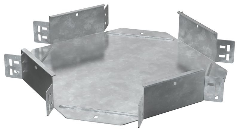 Ответвитель для лотка 100х150 2.0мм HDZ ESCA 7 IEK ES7-KR-100-150-20-HDZ