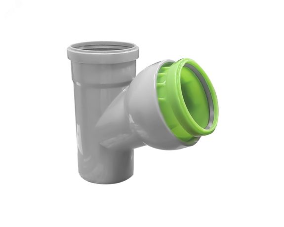 Тройник регулируемый 45-88град. 50-50 вн. канализ. (130) VALFEX 23050050