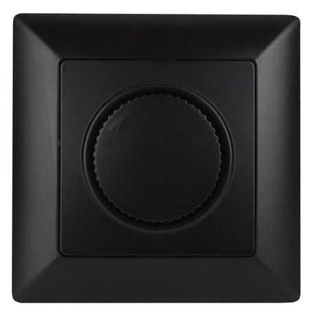 Светорегулятор поворотный СП 600Вт 230В Solo антрацит 4-401-05 Intro Б0043400 ЭРА