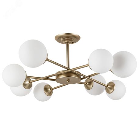 Люстра потолочная MARCO E14 8х60Вт Металл Золото - A2703PL-8SG Arte Lamp