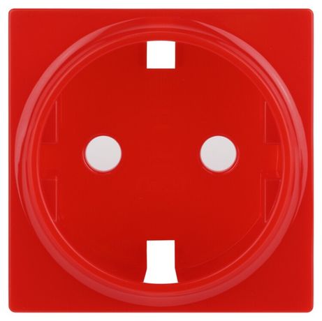 Накладка для розетки серия 12 12-6301-23 на 12-2101, 12-2102, 14-2101, 14-2102 сменная, красный | Б0052668 ЭРА