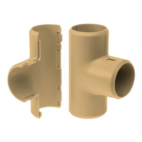 Тройник разборный сосна д20 (50шт/600шт уп/кор) | PR13.0288 Промрукав Строитель