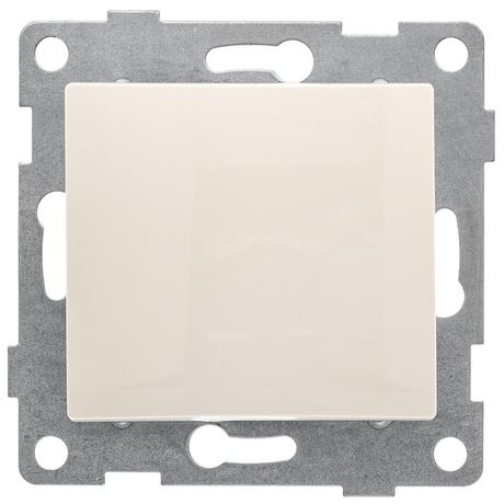 Выключатель одноклавишный Bravo 2-х полюсный, механизм, 10А, 250В, бежевый - С10В5-003 GUSI