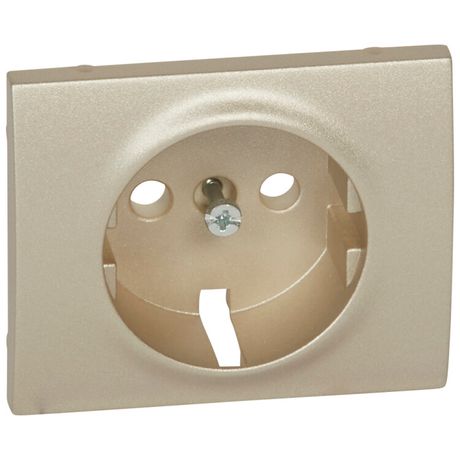 Накладка розетки 1-м Galea Life с заземл. титан Leg 771420 Legrand