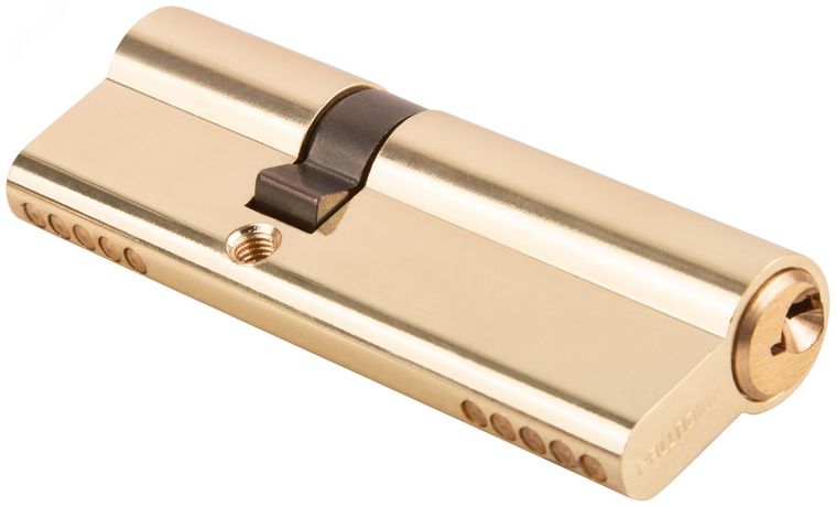 Цилиндровый механизм ''PALLADIUM'' асимметричный, 90 мм, ключ-ключ, латунь - 67246 РОС