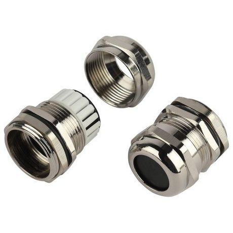 Ввод кабельный сальник NO-224-260 латунный PGM 21 (d отв.28 мм / d провод.13-18 мм) IP68 (упаковка 5 штук) - Б0065210 ЭРА