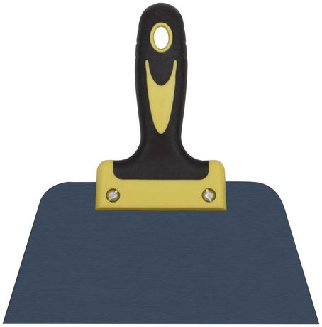 Шпатель фасадный ''Мастер'', пружинная колоризованная сталь, двухкомпонентная ручка, плоский 200 мм - 06462 РОС