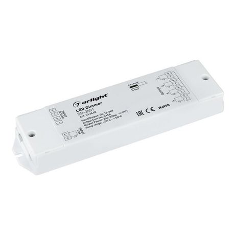 Пластик 3 года) - 013440 Диммер SR-2001 (12-36V 240-720W 1-10V 4CH) (ARL IP20 Arlight