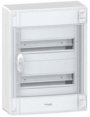 Щит распределительный навесной ЩРн-П-26 IP40 пластиковый прозрачная дверь белый Pragma - PRA29213 APC