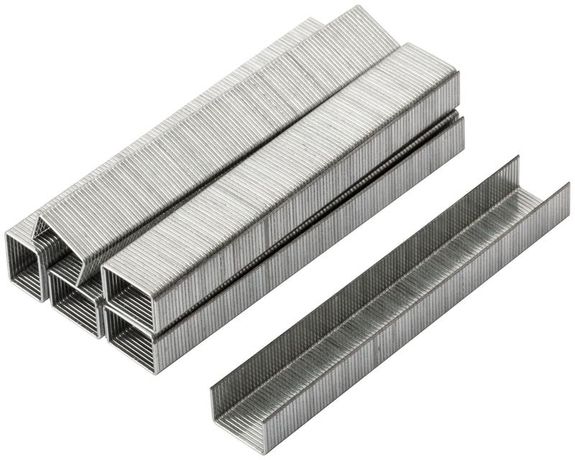 Скоба для степлера закаленная 11.3ммх0.7мм (узкая тип 53) 8мм (уп.1000шт) КУРС 31362