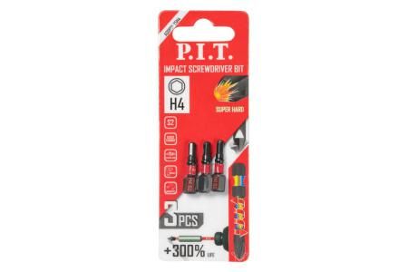 Бита ударная H4x25 мм 3 шт в уп - ASDR01-25H4 PIT