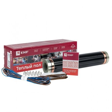 Инфракрасный пленочный теплый пол 1540Вт 7м2 ширина 0,5 метра | Ik-220-1540/0,5-7 EKF