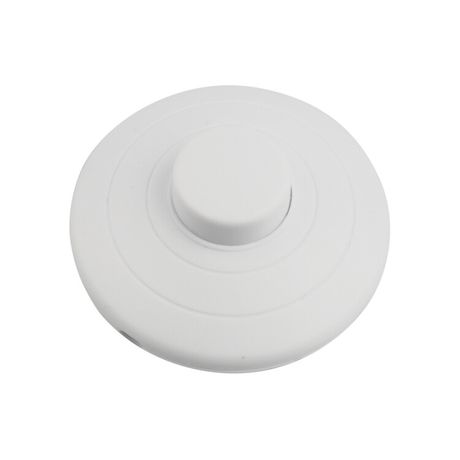 Выключатель-кнопка 250V 2А ON-OFF белый (напольный - для лампы) | 36-3015 REXANT MEET