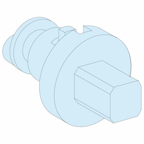 Втулка квадратная штырь 8мм IP55 - 09948 Schneider Electric