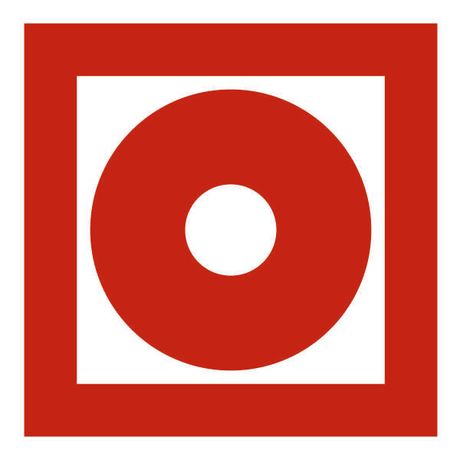 Знак безопасности PS-15164.F10"Кнопка включения установок пожарной автоматики" Белый свет a21954 BS