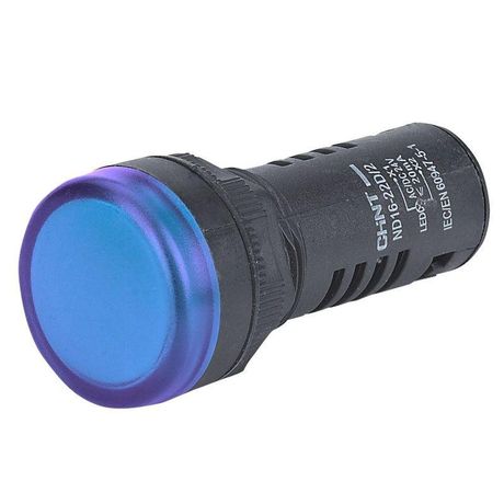 Индикатор помехозащищенный со встроенным конденсатором ND16-22D/4K2 синий АС 110В (R) | 268631 CHINT