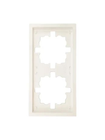 Рамка 2-мест. горизонт. ZIMA слон. кость LEZARD 704-9000-147