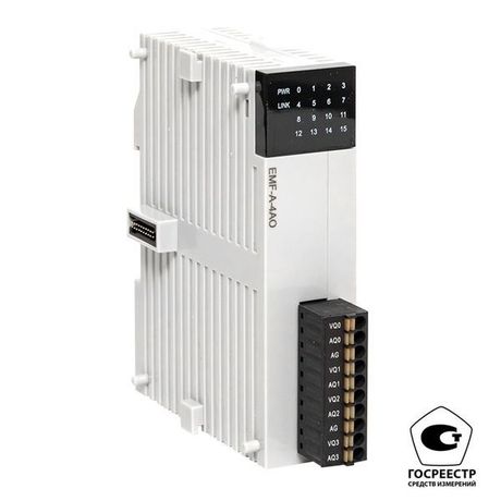 Модуль аналогового вывода EMF 4 PRO-Logic (с поверкой) | EMF-A-4AO-V EKF