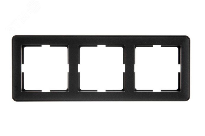 Рамка 3-м W59 черн. бархат SE KD-3-68 (КД-3-68) APC