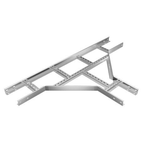 Отвод для лотка Т-образ. лестн. 300х100 сталь 1.5мм "БЫСТРЫЙ МОНТАЖ" LTDS100-300-1.5 КМ LO7119 КМ-Профиль