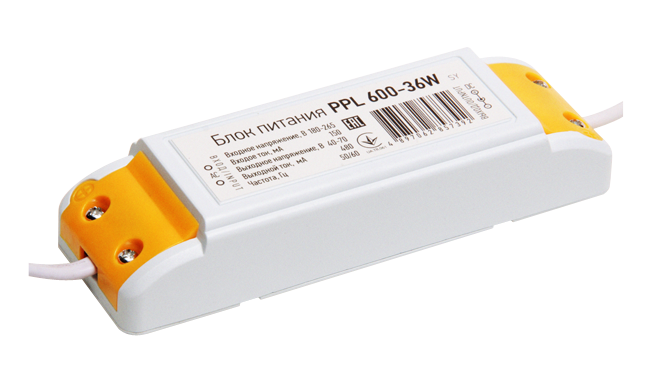 Драйвер 860мА для PPL 600/1200 36Вт DC38v IP20 JazzWay 5005273