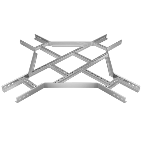 Ответвитель для лотка Х-образ. лестн. 400х50 сталь 1.2мм LXD50-400-1.2 HD КМ LO5667 КМ-Профиль