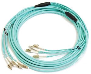 Кабельная волоконно-оптическая транковая сборка TC-DT-9S-4xFC/UY-4xLC/UY-IN-50M-LSZH-YL - 422846 Hyperline