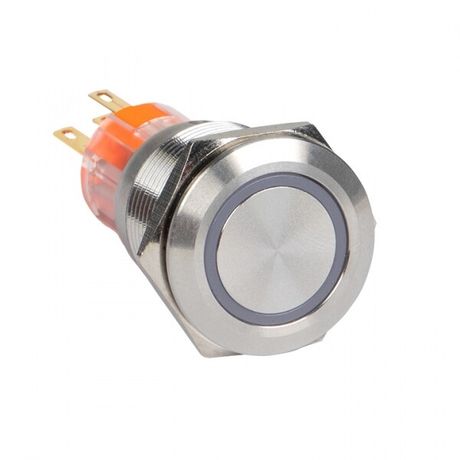 Кнопка S-Pro67 19 мм с фикс. белой подсв. 230В PROxima | s-pro67-251 EKF