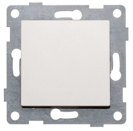 Выключатель перекрестный 1-кл. СП Ugra 10А IP20 250В механизм жемчуж. GUSI С11В7-028